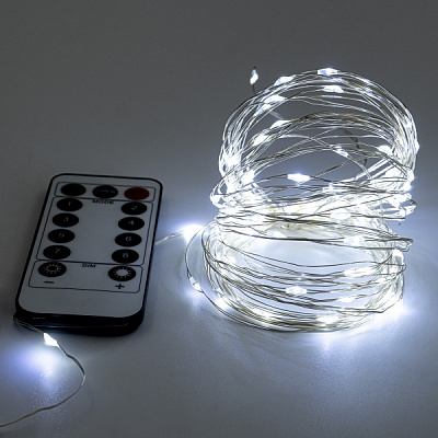 Декоративная гирлянда Altalusse (INL-2104U-100 Cold) встроенный светодиод (LED) 100 ламп 10 м 