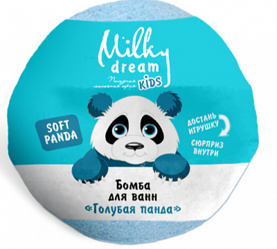 Бомбочка для ванни Milky Dream Голуба панда 100 г (301711)