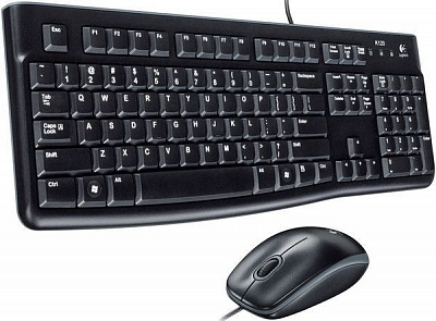 Комплект клавиатура + мышь Logitech Desktop MK120 black (920-002561) 