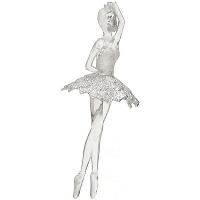 Прикраса новорічна Балерина P120424 15 см