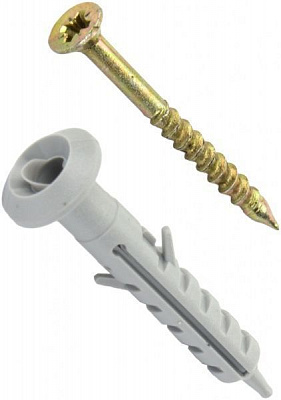 Дюбель ударный 6x40 мм 100 шт. с ударным шурупом нейлон Expert Fix