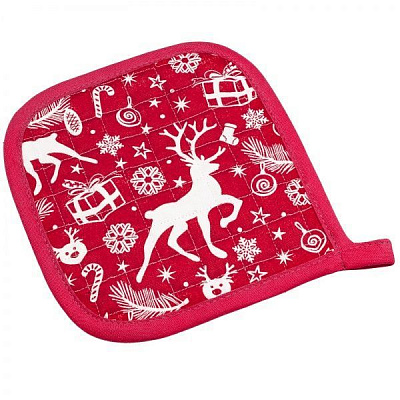 Прихватка 20x20 см красный Homeline 