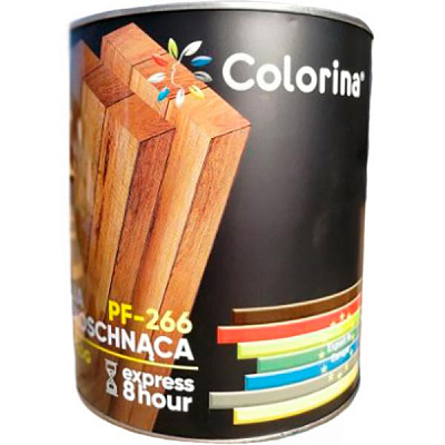 Эмаль COLORINA быстросохнущая для пола красно-коричневый глянец 2,8кг