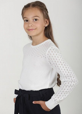 Джемпер для девочки Top Hat р.122 белый 20053 