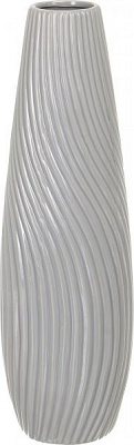 Ваза Вершина 13х41 см серая