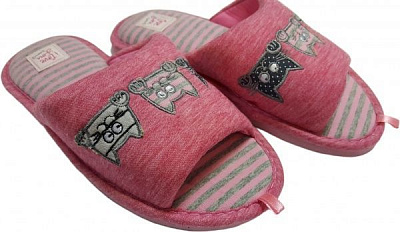 Капці домашні Gemelli Тріо 2 р. 36 рожевий
