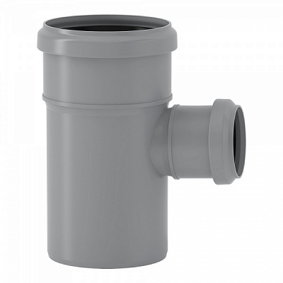 Трійник редукційний Valsir Ø110/75 HTEA 87° (VS0510041)