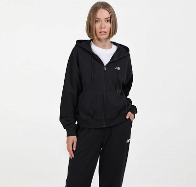 Худі New Balance Small Logo Full-Zip WJ41501BK р.L чорний