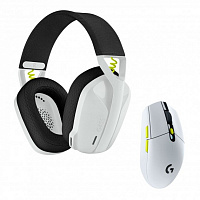 Навушники Logitech G435SE + мишка G305SE white (981-001162) 
