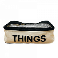 Органайзер текстильний Organize M-Bag-S THINGS бавовняна для речей світла 200x300 мм