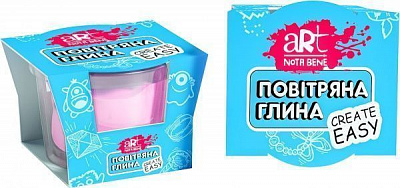 Глина воздушная Nota Bene 120 мл розовая пастель