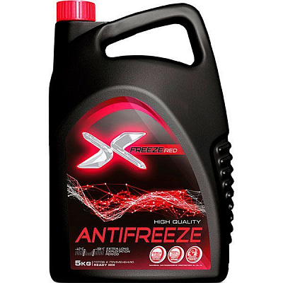 Антифриз X-FREEZE -40°С 5кг червоний