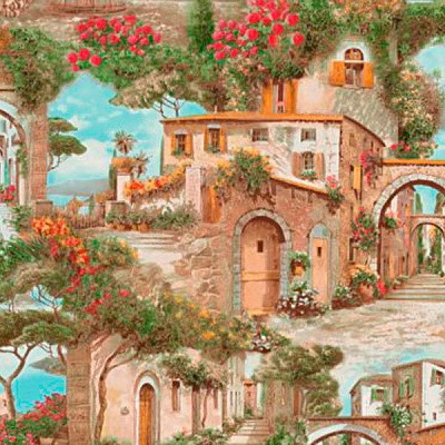 Шпалери Слов'янські шпалери Expromt Дворик 5582-01