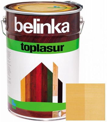 Краска-лазурь Belinka Toplasur 13 сосна полуглянец 10 л