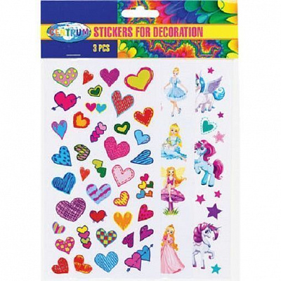 Набор наклеек бумажных 80732 3 комплектов Centrum