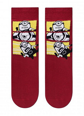 Носки мужские Брестские 2137 MINIONS (средней длины) 297 р. 27 темно-бордовый 1 пар 