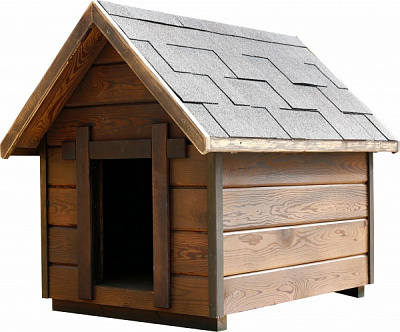 Будинок для собак Класика 970х690 мм сосна термо двоскатний дах оброблений