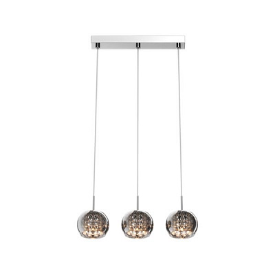 Світильник підвісний Zuma Line Crystal 3x42 Вт G9 хром