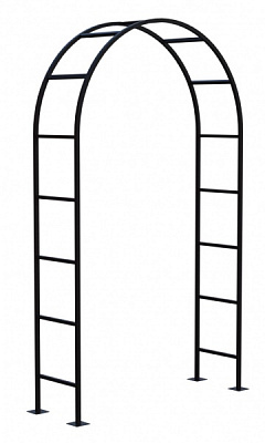 Арка садовая для плетущихся растений 2,4 м черная