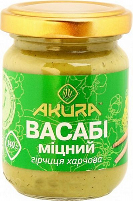 Горчица Akura Васаби крепкий 140 г (4820026032368)