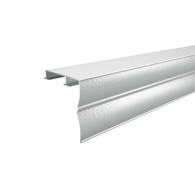 Карниз АЛЮПРО ПАС-1859 двойной укомплектованный 250 см белый матовый 1 шт. 