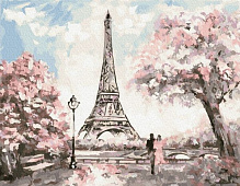 Картина по номерам Весна в Париже bk_1188 BookOpt 