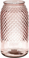 Ваза стеклянная San Miguel DIAMANTE 28 см светло-розовый 