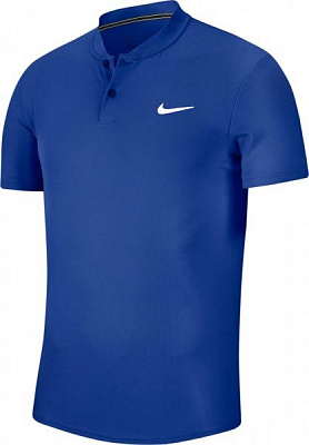 Поло Nike M NKCT DRY POLO BLADE AQ7732-480 р.S синий
