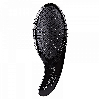 Щетка для волос массажная Olivia Garden Kidney Brush Wet Detangler BR-KI1PC-WDBLA