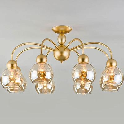 Люстра потолочная Strotskis Fabia 30148/8 8x60 Вт E14 перламутрово-золотой 