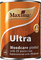 Декоративное и защитное средство для древесины Maxima Ultra бесцветный глянец 0,75 л