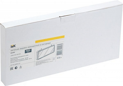 Светильник аварийный IEK ССА1001 EXIT LED 3 Вт 6 LED серый 