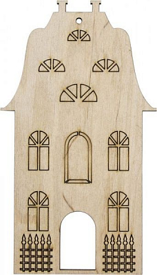 Заготовка Домик 3 15x8,5 см 3 шт. Rosa Talent 