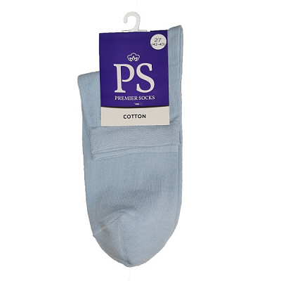 Носки мужские Premier Socks Элит средние р. 27 голубой 1 пар 