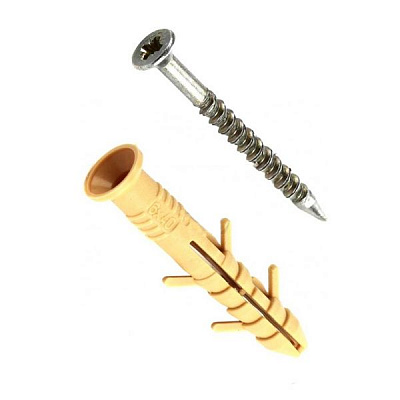 Дюбель ударный потай 6x40 мм 100 шт.