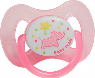 Пустышка Baby Team силиконовая классическая 3007