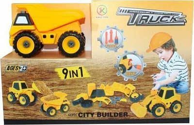 Іграшка Kaile Toys набір розбірної техніки 9 в 1 KL713-1