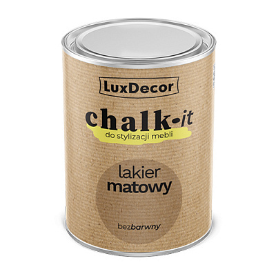 Лак защитный LuxDecor Chalk-it бесцветный глянец 0,75 л