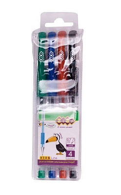 Набір ручок гелевих ZiBi 4 шт. ZB.2202-99