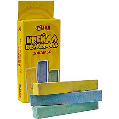 Крейда квадратна JUMBO біла 3 шт. Тікі