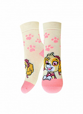 Шкарпетки унісекс Conte-Kids 3072 Paw Patrol (малюнок) 358 р.15-16 світло-жовтий