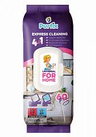 Влажные салфетки Purfix универсальные для уборки 60 шт. 300 г