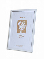 Рамка для фотографии со стеклом Velista 10BW-6003v 1 фото 13х13 см белый с бежевым 