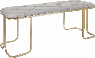 Банкетка 117х42х45 см серый 