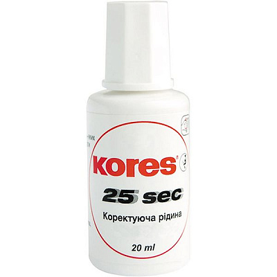 Коректор Kores 20 мл з пензликом K66817