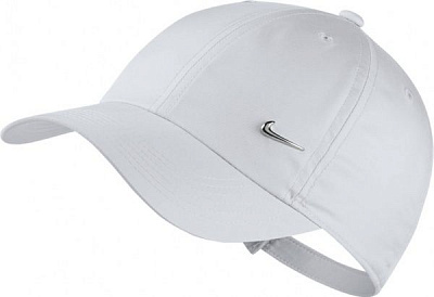 Бейсболка Nike Y NK H86 CAP METAL SWOOSH AV8055-100 OS белый