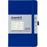 Щотижневик 2022 Partner Strong А5- класичний синій Axent