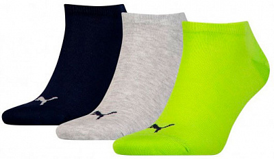 Шкарпетки Puma PUMA UNISEX SNEAKER PLAIN 3P 90680728 р.39/42 зелений