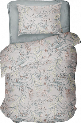 Комплект постільної білизни Paradise 1,5 сірий із малюнком Luna