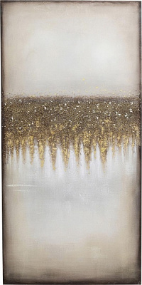 Картина акриловая Абстракция Поля 100x200 см KARE Design 62023 